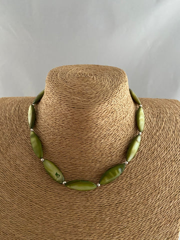 Green Shell Rice Beads