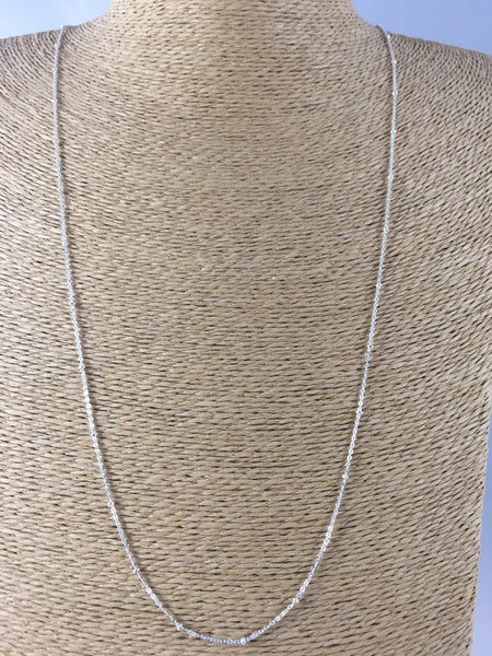 Sterling Silver Chain with Silver Beads
