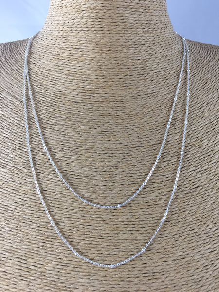 Sterling Silver Chain with Silver Beads