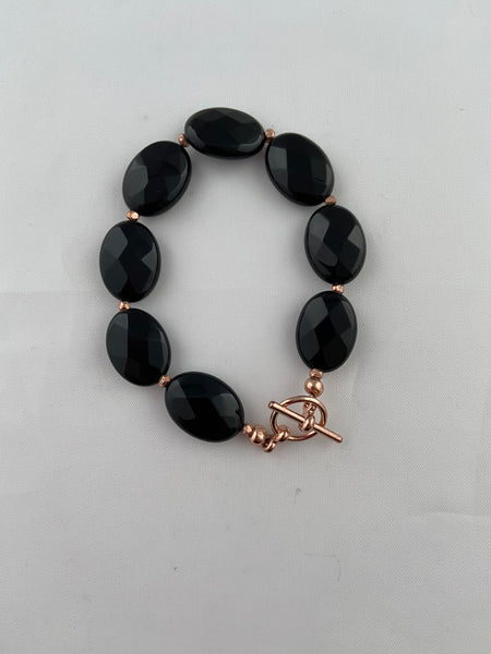 black agate bracelet